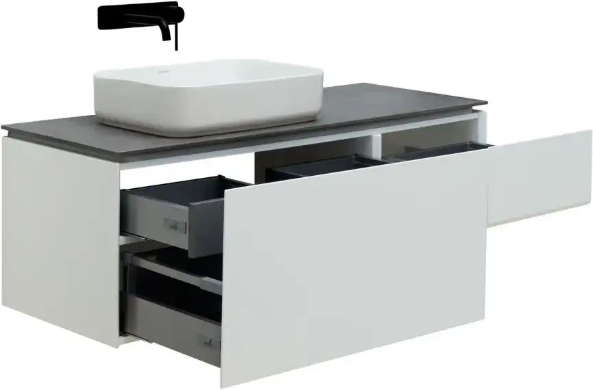 Тумба под раковину Allen Brau Infinity 120 1.21006.WM L белый матовый фото 7
