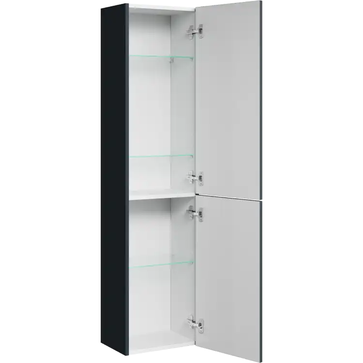 Пенал подвесной Aqwella 5 Stars Pure 35 см, PUR0535GRM, цвет Серый фото 2