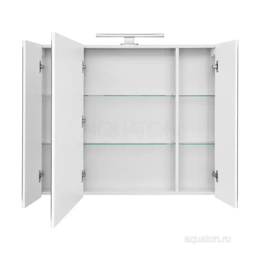Зеркало-шкаф Aquaton Нортон 100 1A249302NT010  цвет, белый фото 4