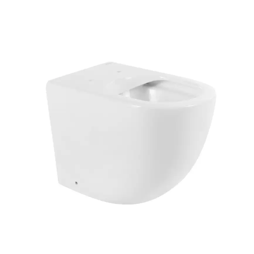 Приставной унитаз BelBagno SFERA-R BB2141CBR, безободковый, Белый фото 1