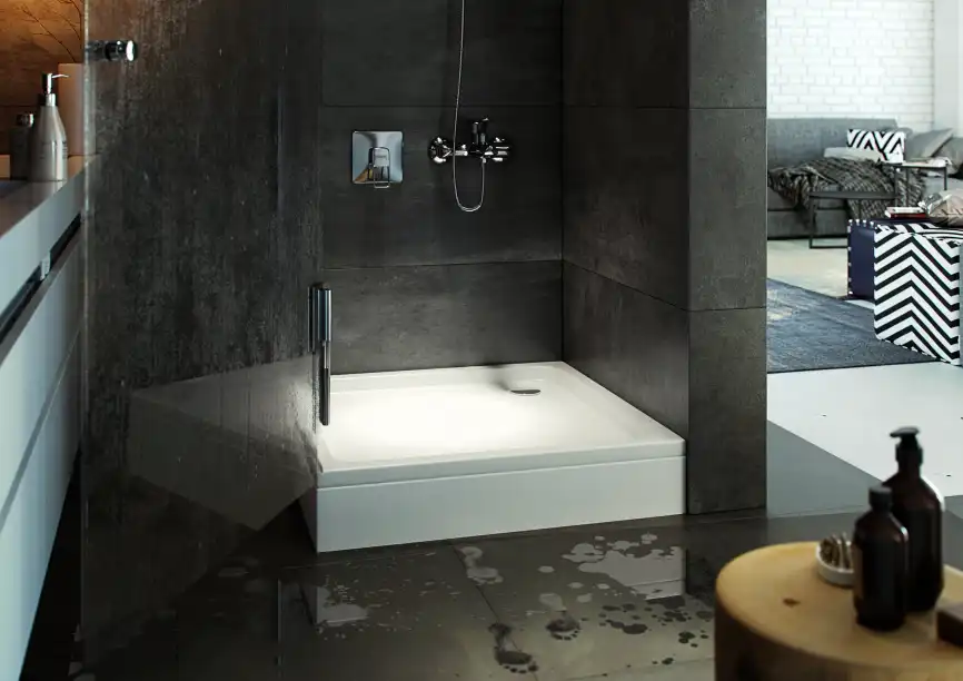 Душевой поддон Aquatek 100х100 акриловый DPA-0000003 Белый фото 4