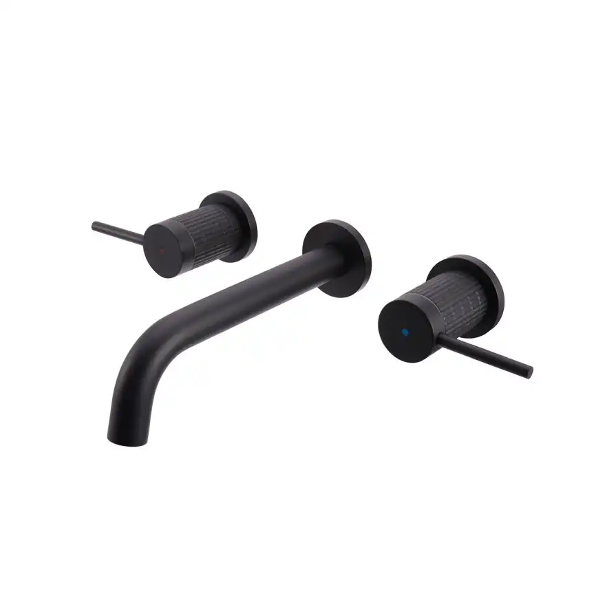 Смеситель для раковины Vincea Groove VBFW-4G1MB встраиваемый, черный фото 3