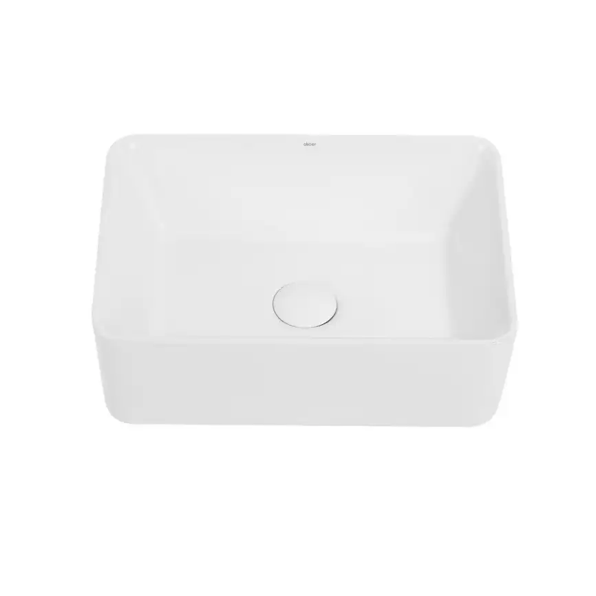 Раковина накладная ABBER RECHTECK 48,5х37,5х13,5 AC2212, прямоугольная, белая фото 2