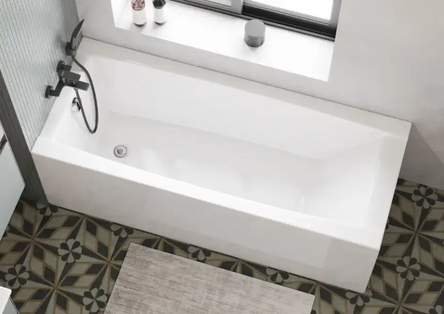 Акриловая ванна Santek Санторини 150х70 прямоугольная белая 1WH302497 фото 8