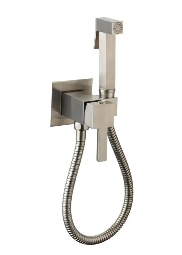 Гигиенический душ со смесителем CeramaLux KBS/004, цвет никель фото 1