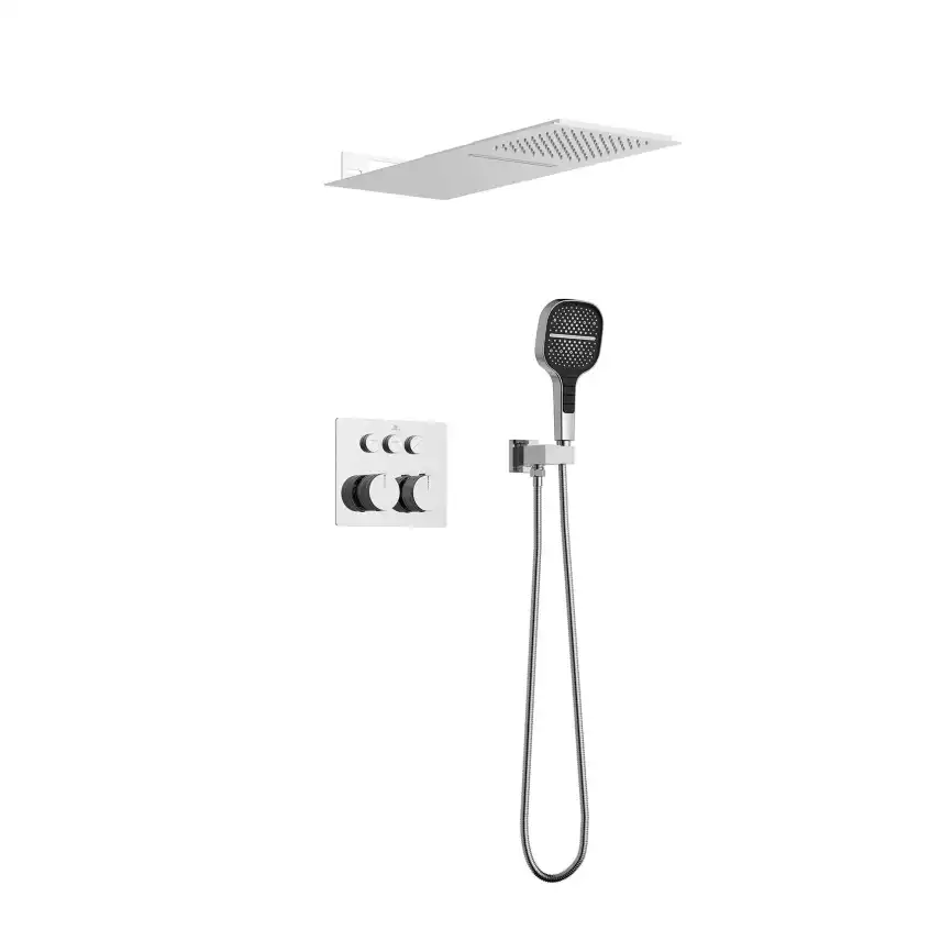 Душевая система  Vincea  VSFW-401TCH VSFW-401TCH  с термостатом, встраиваемая, хром фото 2
