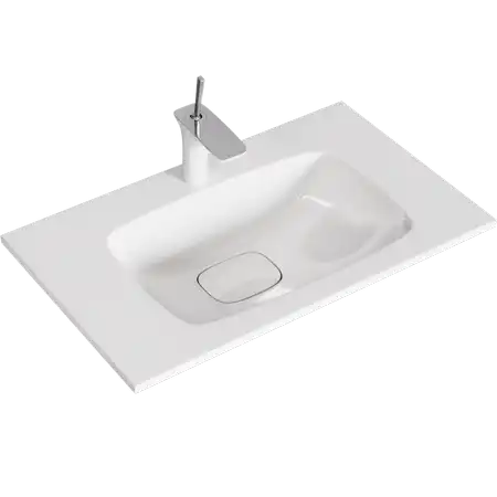 Тумба с раковиной подвесная Aqwella 5 Stars Accent 75 см, ACC0175DZ, цвет Дуб золотой фото 2