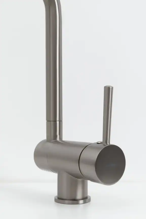 Смеситель для кухни Allen Brau  5.60004-BN поворотный излив, Никель фото 7