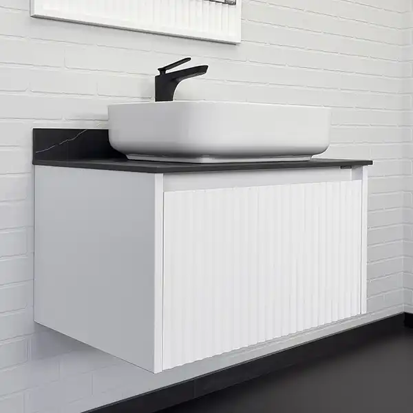 Тумба с умывальником Comforty Марсель 75 Белый, 00-00013395 фото 1
