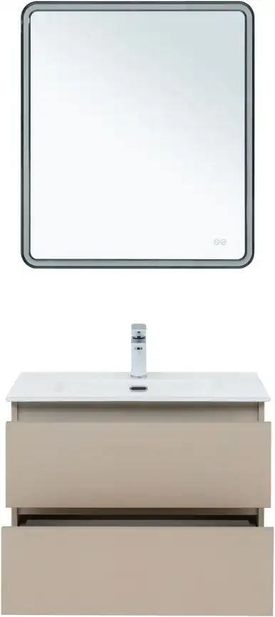 Тумба под раковину Aquanet Вега 2.0 70 бежевый, подвесная, 337942 фото 15