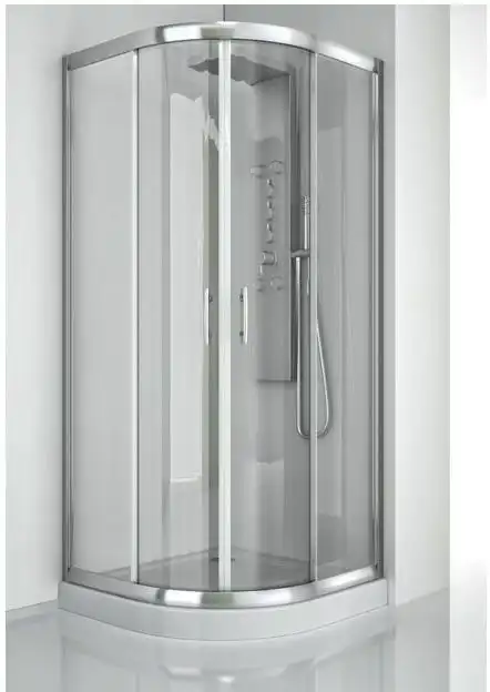 Душевой уголок Aquanet Alfa NAA2142 100x100, R550, прозрачное стекло фото 5