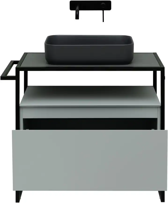 Тумба под раковину Allen Brau Priority 80 1.31002.PWM папирус матовый фото 8