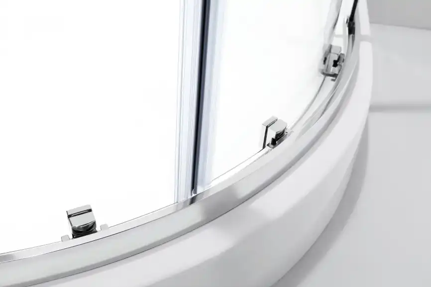 Душевой уголок CEZARES MOLVENO-R-2-100-P-Cr профиль Хром стекло Рифленное фото 5