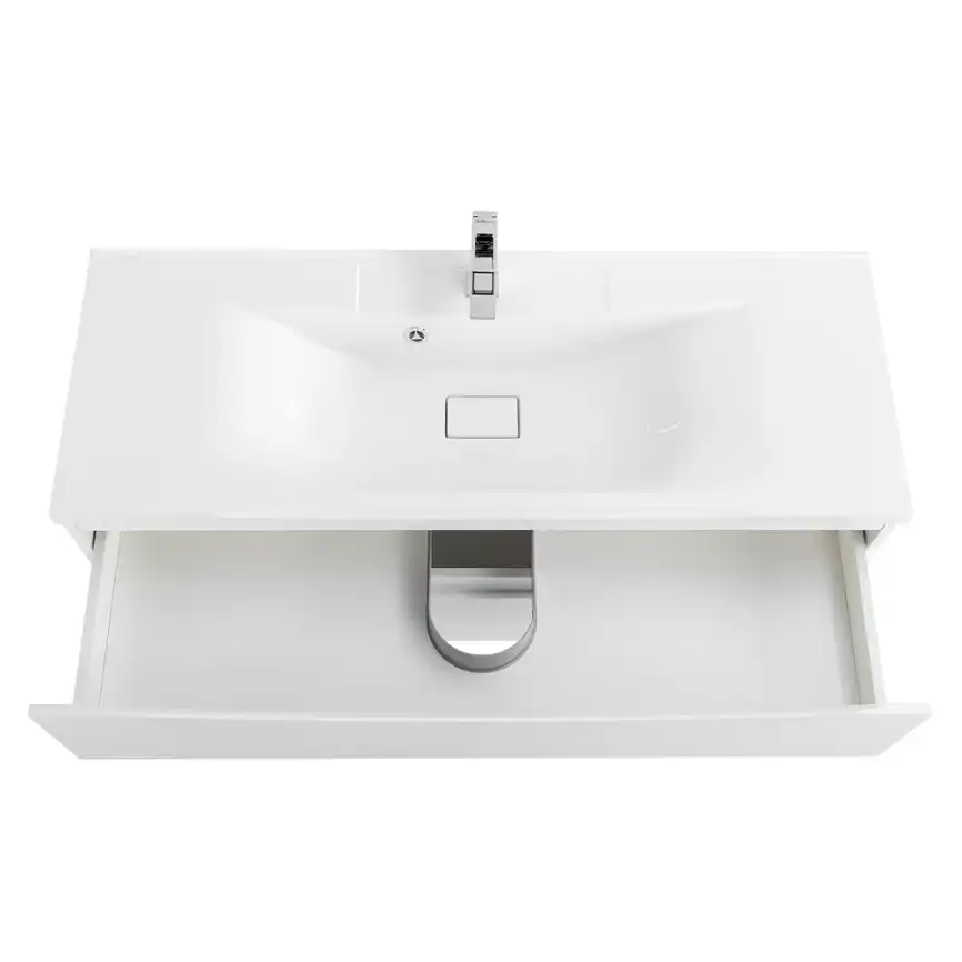 Тумба под раковину BelBagno MARINO-1200-2C-SO-BL-P подвесная Bianco Lucido фото 5