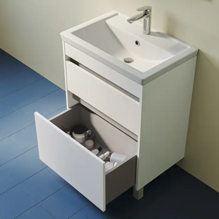 Тумба с раковиной IDDIS Zodiac X 60, напольная, Белая, ZDX60WFi95K фото 12