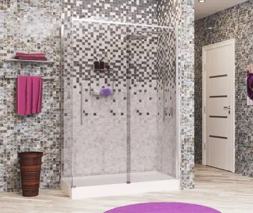 Душевой уголок WasserKRAFT Dill 61S 130х100 58R34 профиль Хром стекло Прозрачное фото 4