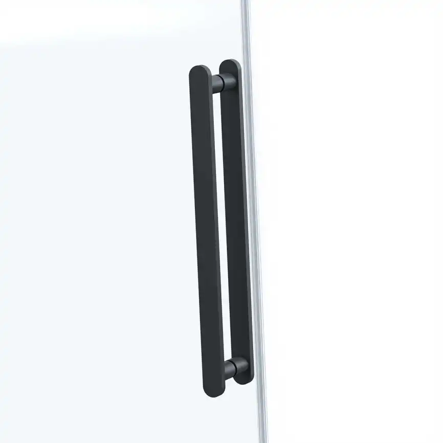 Душевая дверь Vincea Como Soft 140 VDS-1CS140CLB, раздвижная, профиль черный, стекло прозрачное фото 5
