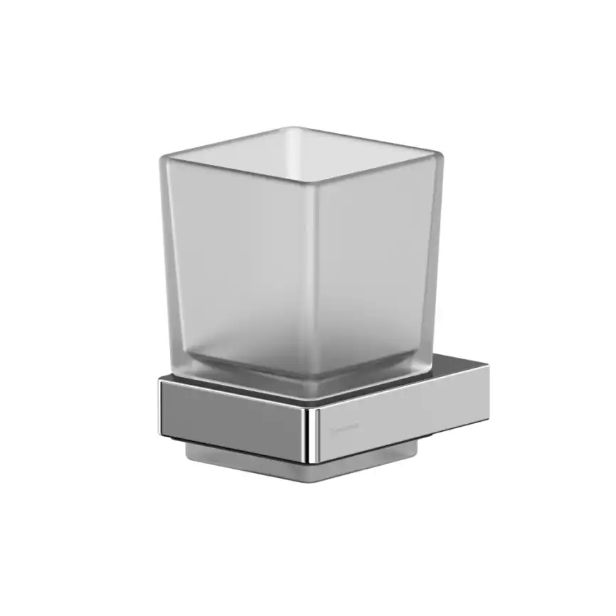 Стакан для щеток Whitecross CUBO chrome, CU2430CR, Хром фото 1