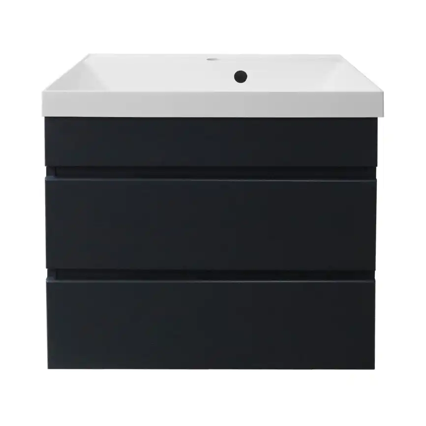 Тумба с раковиной Azario Эстима 60 CS00094587, подвесная, Графит фото 3