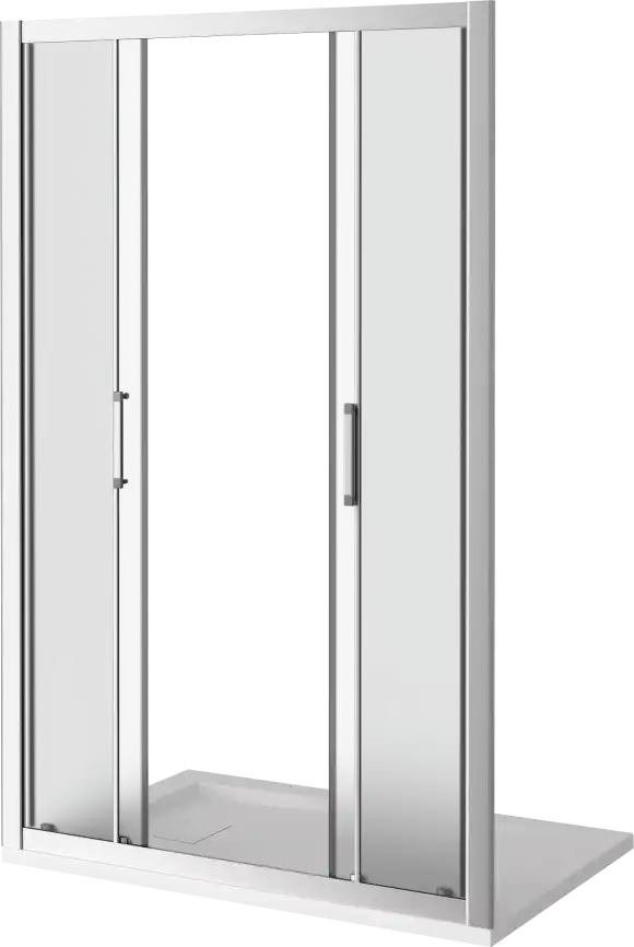 Душевая дверь Good Door Latte WTW-TD-150-G-WE, ЛА00033, профиль Белый, стекло Рифленное фото 3