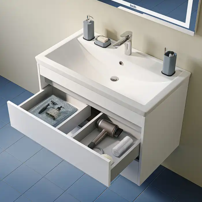 Тумба с раковиной IDDIS Zodiac X 80, подвесная, Белая, ZDX80W0i95K фото 10