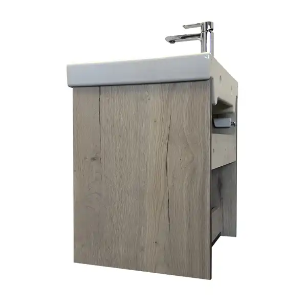 Тумба с умывальником Comforty Вена 55 Дуб дымчатый, 00-00008928 фото 4