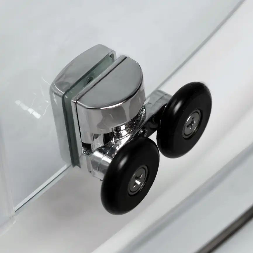 Душевая дверь WasserKRAFT Lippe 45S 170 см, 45S09, профиль Хром, стекло Прозрачное фото 8