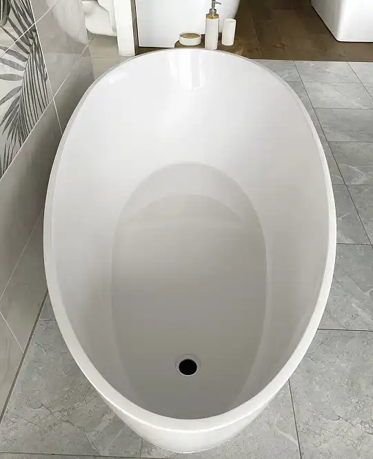 Ванна из литьевого мрамора  Aqua de Marco CALIPSO 168х80 Белая 1168WCAL фото 10