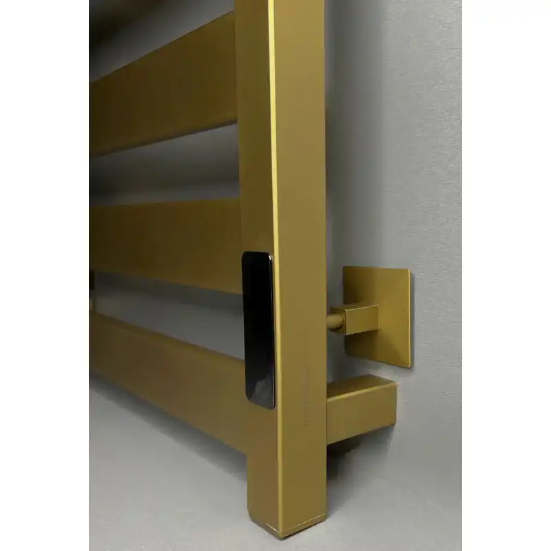 Полотенцесушитель электрический 50x80 AVS Соул с терморегулятором, золото матовое фото 4