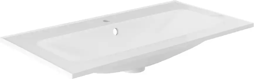 Раковина Aquanet Арт 90 318928 прямоугольная, Белая глянцевая фото 6