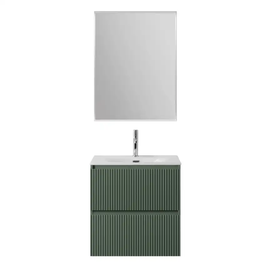Тумба под раковину BelBagno UNO-MINI-600-2C-SO-VO подвесная, Еловый Матовый фото 13
