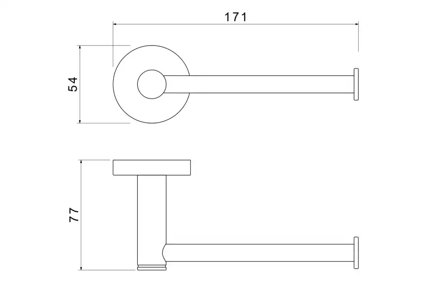 Держатель туалетной бумаги Aquatek Европа AQ4108CR, Хром фото 2