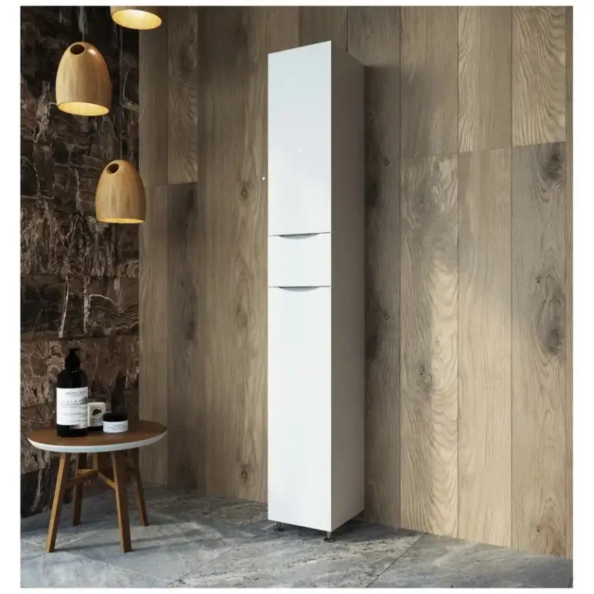 Пенал AURA ПАЛЕРМО 30-1 напольный корзина левый фото 8