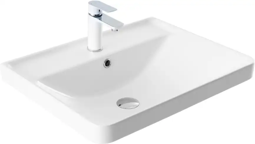 Раковина Aquanet Ирис-Т 60, белая, 346264 фото 3