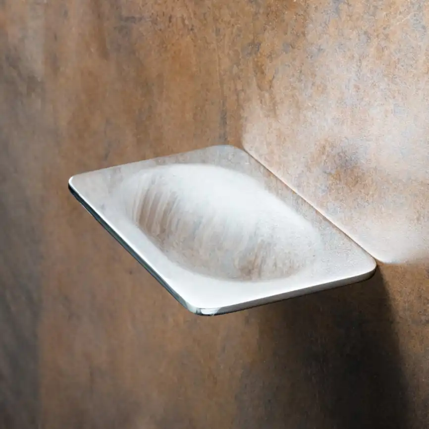 Металлическая мыльница BEMETA ORGANIC Хром 157108331 фото 4