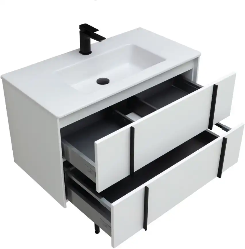 Тумба под раковину Allen Brau Reality 90 1.32006.WM белый матовый фото 13