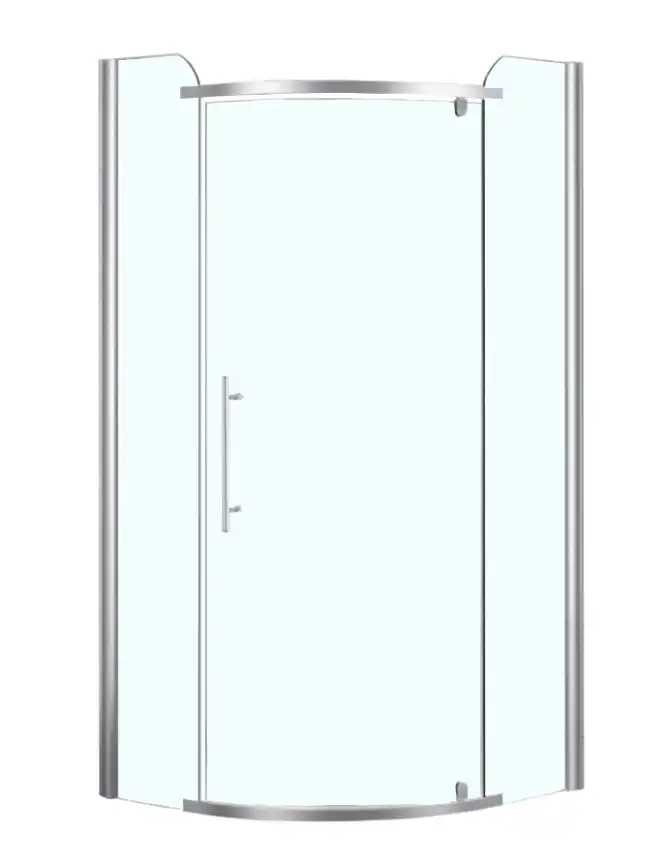 Душевой уголок Azario Edmonton 90х90х200 AZ-NNC2231 900 профиль Хром, стекло Прозрачное фото 2