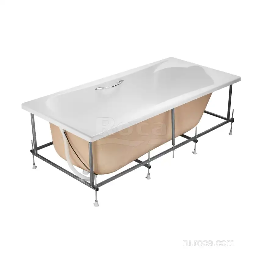 Акриловая ванна Roca BeCool 190х90 ZRU9303020 прямоугольная, Белая фото 8