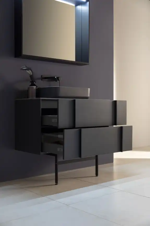 Тумба под раковину Allen Brau Reality 80 1.32005.AM антрацит матовый фото 47