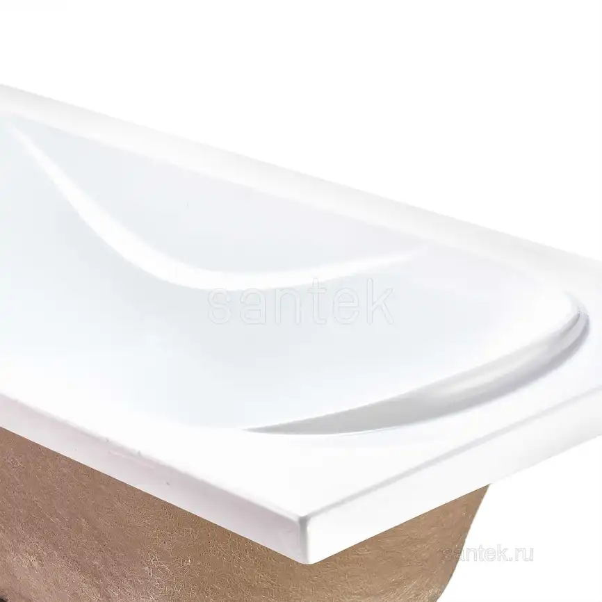 Акриловая ванна Santek Тенерифе 170х70 1WH302207 прямоугольная, Белая фото 3