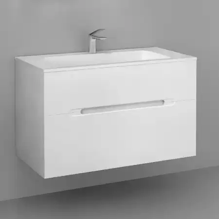 Тумба под раковину Jorno MODUL 100 Mоl.01.97/P/W Белая фото 3