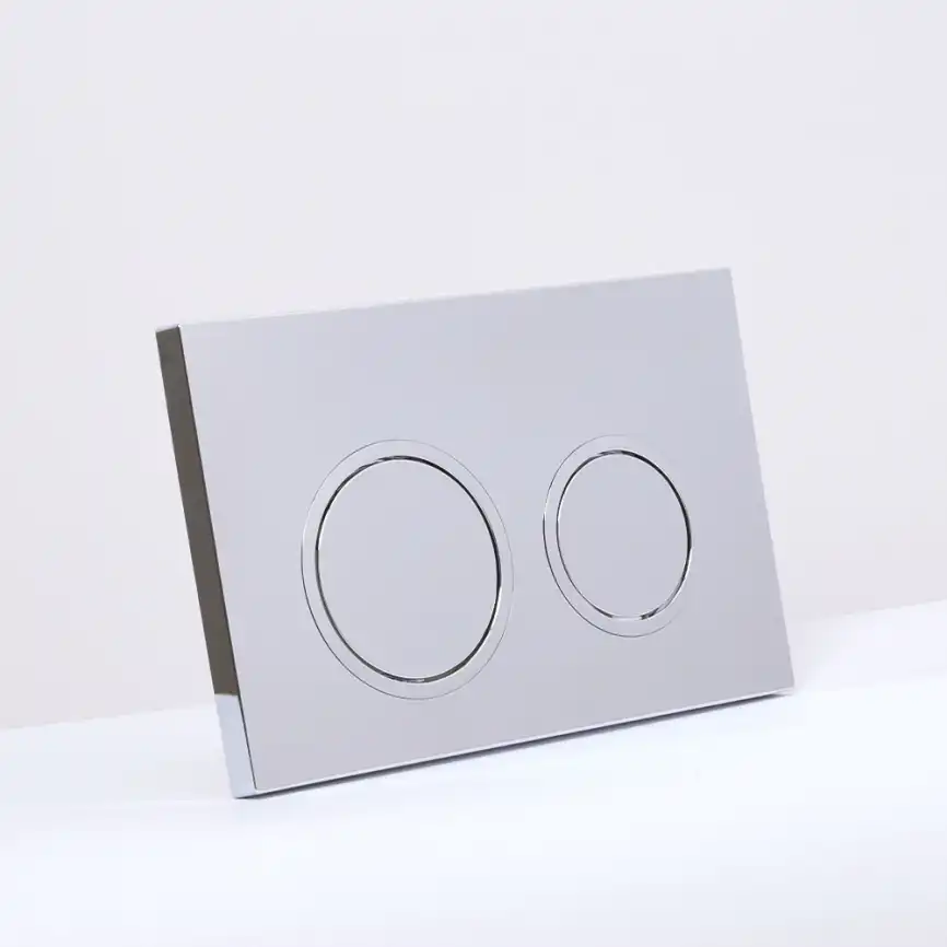 Клавиша смыва AVS 809-0014-CR круглые кнопки для узкой и низкой инсталляции, хром фото 2