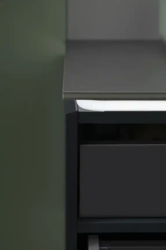 Тумба под раковину Allen Brau Infinity 85 1.21002.AM антрацит матовый фото 17