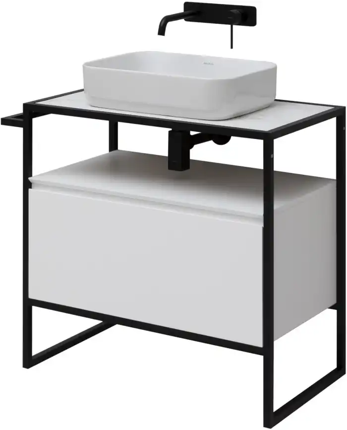 Тумба под раковину Allen Brau Priority 80 1.31002.WM белый матовый фото 9