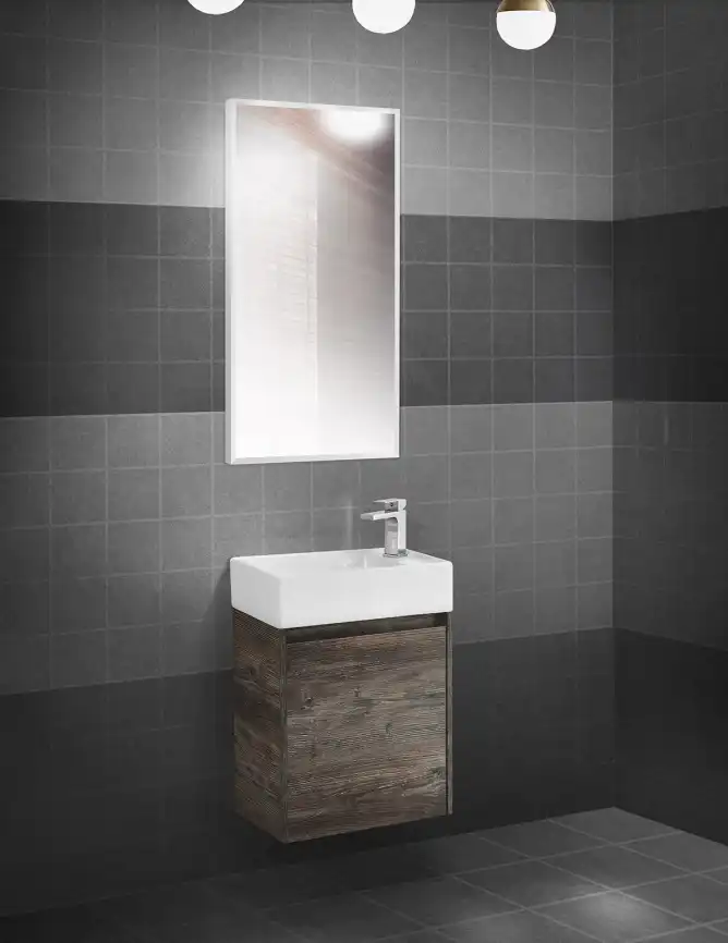 Зеркало BelBagno SPC-AL 50х90 SPC-AL-500-900 без подсветки, Сатин фото 7