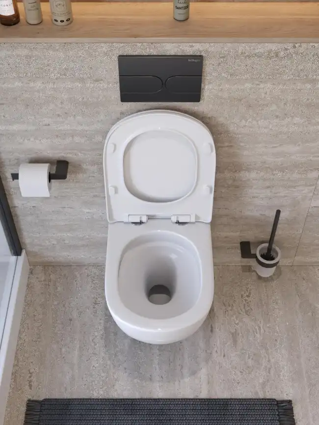 Унитаз подвесной BelBagno MARINO-TOR BB7026CH-TOR/SC безободковый с сиденьем и смывом TORNADO фото 17