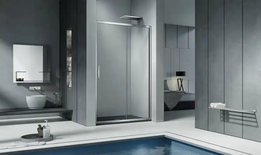 Душевая дверь Good Door Cofe WTW-120-C-CH, КФ00029, профиль Хром, стекло Прозрачное фото 1