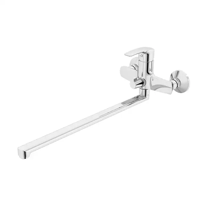 Смеситель для ванны IDDIS Ray RAYSBL2i10WA с длинным изливом цвет, Глянцевый хром фото 1