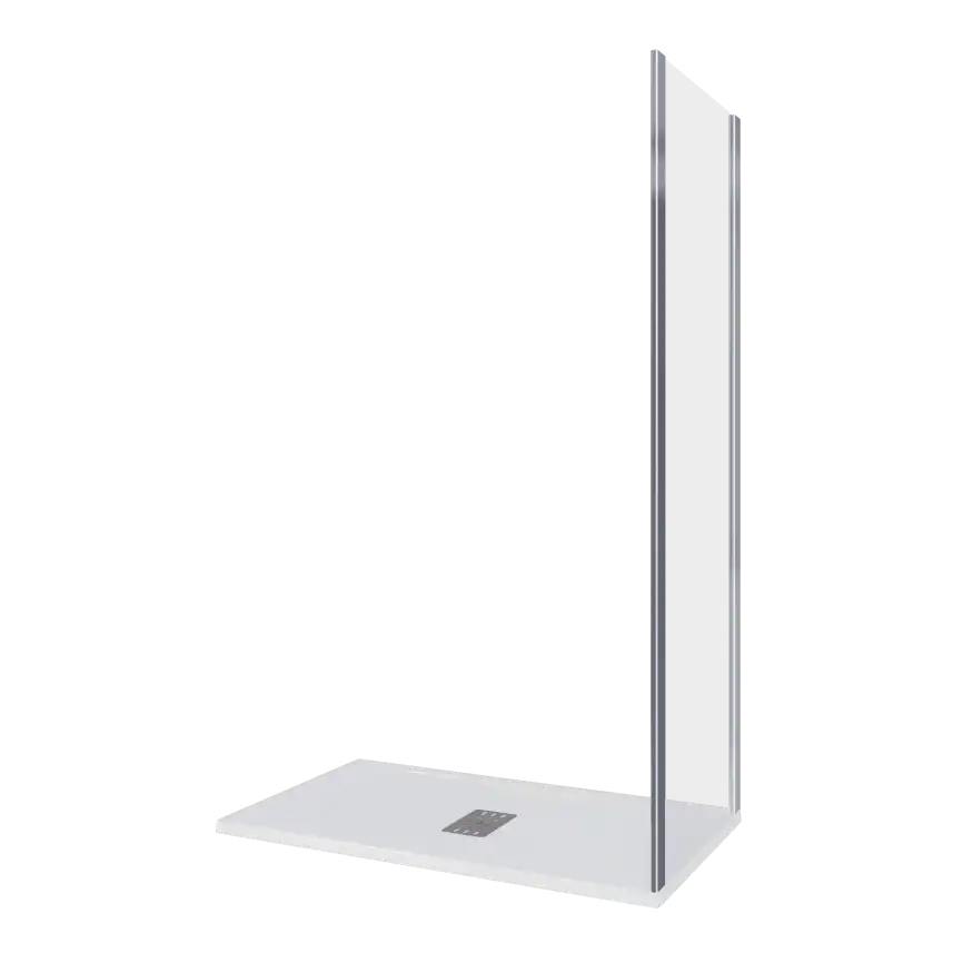 Боковая стенка Good Door COFE SP-100-C-B профиль Черный стекло прозрачное фото 2