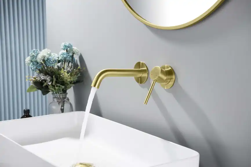 Смеситель для раковины Aquatek Европа AQ1313BG, Золото матовое фото 7